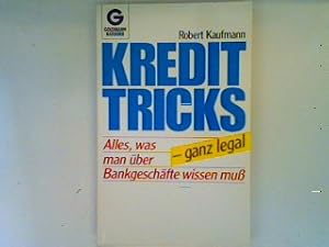 Imagen del vendedor de Kredittricks: alles, was man ber Bankgeschfte wissen muss a la venta por books4less (Versandantiquariat Petra Gros GmbH & Co. KG)