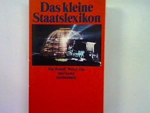 Bild des Verkufers fr Das kleine Staatslexikon: Politik, Geschichte, Diplomatie, Recht - suhrkamp taschenbuch Band 3082 zum Verkauf von books4less (Versandantiquariat Petra Gros GmbH & Co. KG)