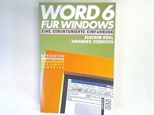 Seller image for WORD 6 fr Windows : eine strukturierte Einfhrung. for sale by books4less (Versandantiquariat Petra Gros GmbH & Co. KG)