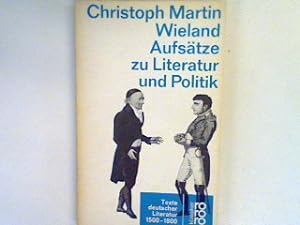 Bild des Verkufers fr Christoph Martin Wieland: Aufstze zu Literatur und Politik. (Nr. 535/536) zum Verkauf von books4less (Versandantiquariat Petra Gros GmbH & Co. KG)