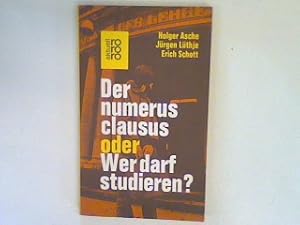 Bild des Verkufers fr Der numerus clausus oder wer darf studieren?. zum Verkauf von books4less (Versandantiquariat Petra Gros GmbH & Co. KG)