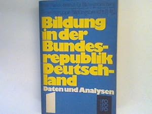 Bild des Verkufers fr Bildung in der Bundesrepublik Deutschland: Daten und Analysen Bd. 1 zum Verkauf von books4less (Versandantiquariat Petra Gros GmbH & Co. KG)