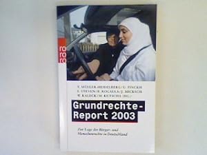 Bild des Verkufers fr Grundrechtereport 2003: Zur Lage der Brger und Menschenrechte in Deutschland. zum Verkauf von books4less (Versandantiquariat Petra Gros GmbH & Co. KG)