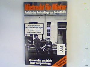 Bild des Verkufers fr Mietrecht fr Mieter : juristische Ratschlge zur Selbsthilfe. zum Verkauf von books4less (Versandantiquariat Petra Gros GmbH & Co. KG)