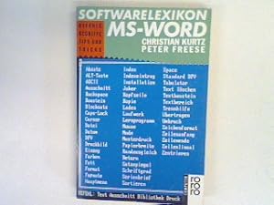Imagen del vendedor de Softwarelexikon MS-Word : Befehle, Begriffe, Tips und Tricks. a la venta por books4less (Versandantiquariat Petra Gros GmbH & Co. KG)