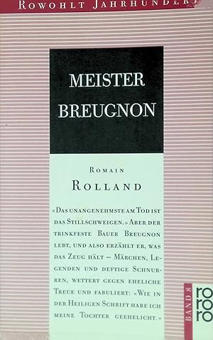 Bild des Verkufers fr Meister Breugnon. (Nr 8) zum Verkauf von books4less (Versandantiquariat Petra Gros GmbH & Co. KG)