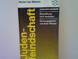 Imagen del vendedor de Judenfeindschaft: Darstellung und Analysen. (Nr. 524) a la venta por books4less (Versandantiquariat Petra Gros GmbH & Co. KG)