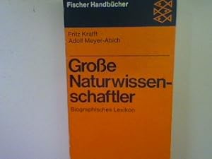 Imagen del vendedor de Groe Naturwissenschaftler: Biographisches Lexikon. (Nr. 6010) a la venta por books4less (Versandantiquariat Petra Gros GmbH & Co. KG)