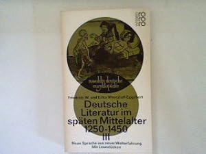 Bild des Verkufers fr Deutsche Literatur im spten Mittelalter 1250 bis 1450 Bd. 3. (Nr. 356/366/367) zum Verkauf von books4less (Versandantiquariat Petra Gros GmbH & Co. KG)