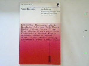 Seller image for Aufstiege: Prominente Knstler von heute. for sale by books4less (Versandantiquariat Petra Gros GmbH & Co. KG)