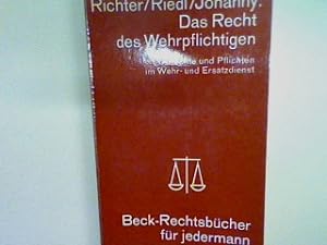 Immagine del venditore per Das Recht des Wehrpflichtigen: Rechte und Pflichten im Wehr und Ersatzdienst. Nr. 5098 venduto da books4less (Versandantiquariat Petra Gros GmbH & Co. KG)