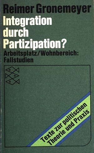 Imagen del vendedor de Integration durch Partizipation. (Nr. 6517) a la venta por books4less (Versandantiquariat Petra Gros GmbH & Co. KG)