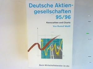 Seller image for Deutsche Aktiengesellschaften 95/96: Kennzahlen und Charts. for sale by books4less (Versandantiquariat Petra Gros GmbH & Co. KG)