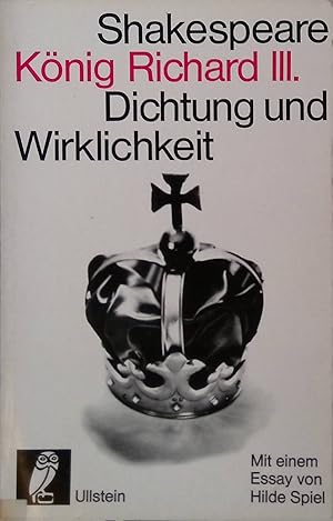 Bild des Verkufers fr Shakespeare: Knig Richard 3. Dichtung und Wirklichkeit. zum Verkauf von books4less (Versandantiquariat Petra Gros GmbH & Co. KG)