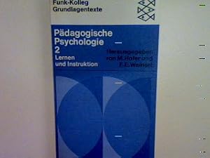 Seller image for Pdagogische Psychologie Bd. 2: Lernen und Instruktion. (Nr. 6114) for sale by books4less (Versandantiquariat Petra Gros GmbH & Co. KG)