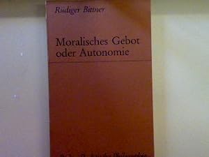 Seller image for Moralisches Gebot oder Autonomie. for sale by books4less (Versandantiquariat Petra Gros GmbH & Co. KG)