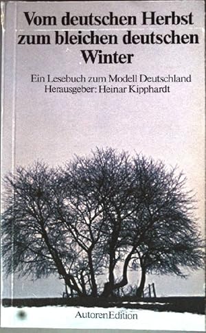 Bild des Verkufers fr Vom deutschen Herbst zum bleichen deutschen Winter. zum Verkauf von books4less (Versandantiquariat Petra Gros GmbH & Co. KG)