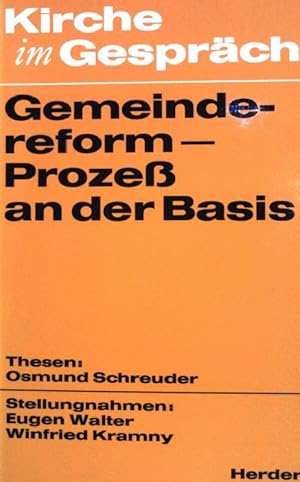 Seller image for Gemeindereform: Prozess an der Basis. for sale by books4less (Versandantiquariat Petra Gros GmbH & Co. KG)