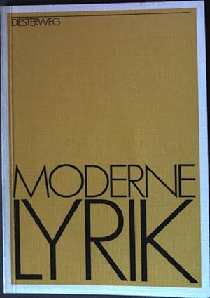 Seller image for Moderne Lyrik. for sale by books4less (Versandantiquariat Petra Gros GmbH & Co. KG)