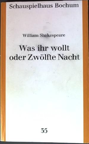 Imagen del vendedor de Was ihr wollt oder zwlfte Nacht. a la venta por books4less (Versandantiquariat Petra Gros GmbH & Co. KG)