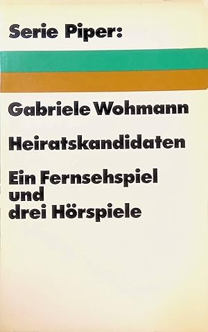 Seller image for Heiratskandidaten. Nr. 175, for sale by books4less (Versandantiquariat Petra Gros GmbH & Co. KG)