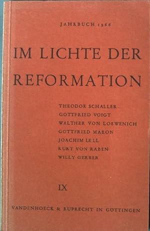 Immagine del venditore per Im Lichte der Reformation: Jahrbuch 1966. venduto da books4less (Versandantiquariat Petra Gros GmbH & Co. KG)