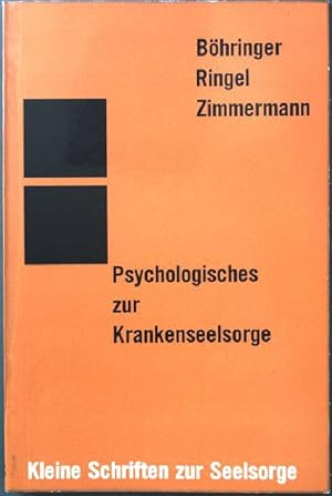 Imagen del vendedor de Psychologisches zur Krankenseelsorge. (Nr 3) a la venta por books4less (Versandantiquariat Petra Gros GmbH & Co. KG)