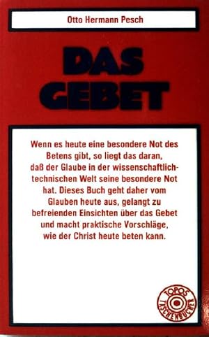 Seller image for Das Gebet. (Nr. 95) for sale by books4less (Versandantiquariat Petra Gros GmbH & Co. KG)