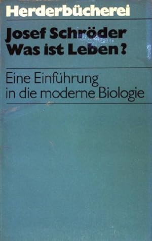 Seller image for Was ist Leben ?: Eine Einfhrung in die moderne Biologie. (NR: 402) for sale by books4less (Versandantiquariat Petra Gros GmbH & Co. KG)