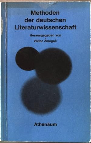 Seller image for Methoden der deutschen Literaturwissenschaft Bd. 1. for sale by books4less (Versandantiquariat Petra Gros GmbH & Co. KG)