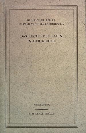 Image du vendeur pour Das Recht der Laien in der Kirche. mis en vente par books4less (Versandantiquariat Petra Gros GmbH & Co. KG)