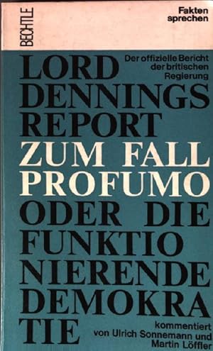 Immagine del venditore per Lord Dennings Report zum Fall Profumo oder die Funktionierende Demokratie. venduto da books4less (Versandantiquariat Petra Gros GmbH & Co. KG)