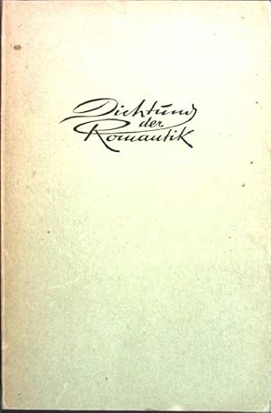 Imagen del vendedor de Dichtung der Romantik. Dritter Band. Erzhlungen III. Dunkel - Grauen - Verhngnis. Armin/Brentano - Chamisso/E.T.A. Hoffmann - Schelling/Tieck. a la venta por books4less (Versandantiquariat Petra Gros GmbH & Co. KG)