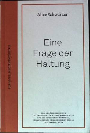 Bild des Verkufers fr Eine Frage der Haltung. zum Verkauf von books4less (Versandantiquariat Petra Gros GmbH & Co. KG)