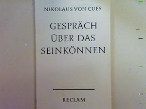 Imagen del vendedor de Gesprch ber das Seinknnen. a la venta por books4less (Versandantiquariat Petra Gros GmbH & Co. KG)