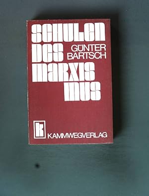 Seller image for Schulen des Marxismus. for sale by books4less (Versandantiquariat Petra Gros GmbH & Co. KG)