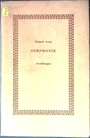 Imagen del vendedor de Symphonie. a la venta por books4less (Versandantiquariat Petra Gros GmbH & Co. KG)