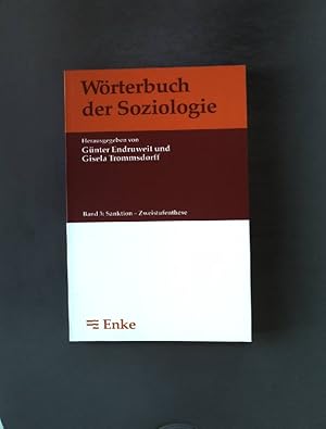 Bild des Verkufers fr Wrterbuch der Soziologie Bd. 3: Sanktion, Zweistufenthese. zum Verkauf von books4less (Versandantiquariat Petra Gros GmbH & Co. KG)