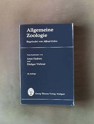 Imagen del vendedor de Allgemeine Zoologie. 18. Auflage, a la venta por books4less (Versandantiquariat Petra Gros GmbH & Co. KG)