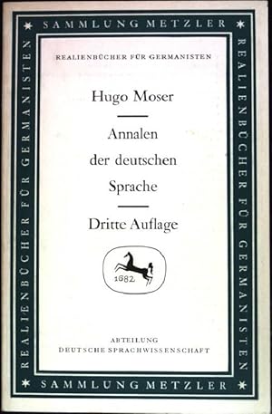 Bild des Verkufers fr Annalen der deutschen Sprache. (Nr. 5) zum Verkauf von books4less (Versandantiquariat Petra Gros GmbH & Co. KG)