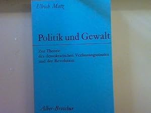 Bild des Verkufers fr Politik und Gewalt. zum Verkauf von books4less (Versandantiquariat Petra Gros GmbH & Co. KG)