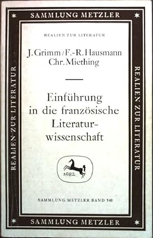 Immagine del venditore per Einfhrung in die franzsische Literaturwirtschaft. (Nr. 148) venduto da books4less (Versandantiquariat Petra Gros GmbH & Co. KG)