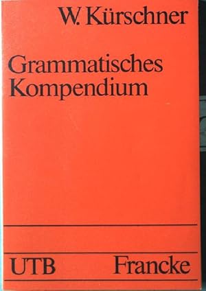 Seller image for Grammatisches Kompendium. Nr. UTB 1526, for sale by books4less (Versandantiquariat Petra Gros GmbH & Co. KG)