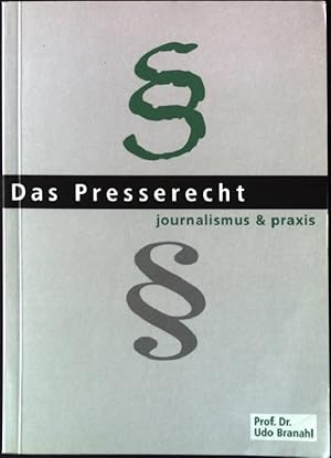 Image du vendeur pour Das Presserecht. mis en vente par books4less (Versandantiquariat Petra Gros GmbH & Co. KG)