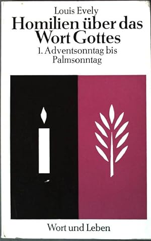 Immagine del venditore per Homilien ber das wort Gottes Bd. 1: 1. Adventsonntag bis Palmsonntag. venduto da books4less (Versandantiquariat Petra Gros GmbH & Co. KG)