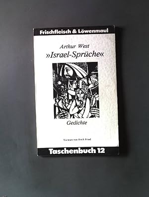 Bild des Verkufers fr Israel-Sprche: Gedichte zum Verkauf von books4less (Versandantiquariat Petra Gros GmbH & Co. KG)