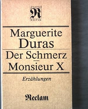 Bild des Verkufers fr Der Schmerz und Monsieur X. Nr. 1326, zum Verkauf von books4less (Versandantiquariat Petra Gros GmbH & Co. KG)