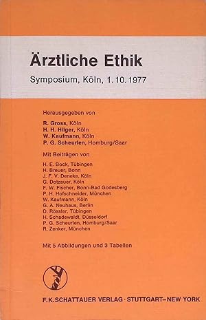 Bild des Verkufers fr rztliche Ethik. zum Verkauf von books4less (Versandantiquariat Petra Gros GmbH & Co. KG)