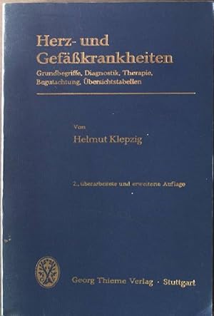Seller image for Herz- und Gefkrankheiten: Grundbegriffe, Diagnostik, Therapie. 2. Auflage, for sale by books4less (Versandantiquariat Petra Gros GmbH & Co. KG)