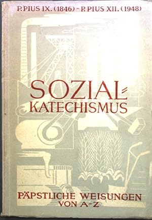 Image du vendeur pour Sozialkatechismus: Ppstliche Weisungen von A bis Z. mis en vente par books4less (Versandantiquariat Petra Gros GmbH & Co. KG)